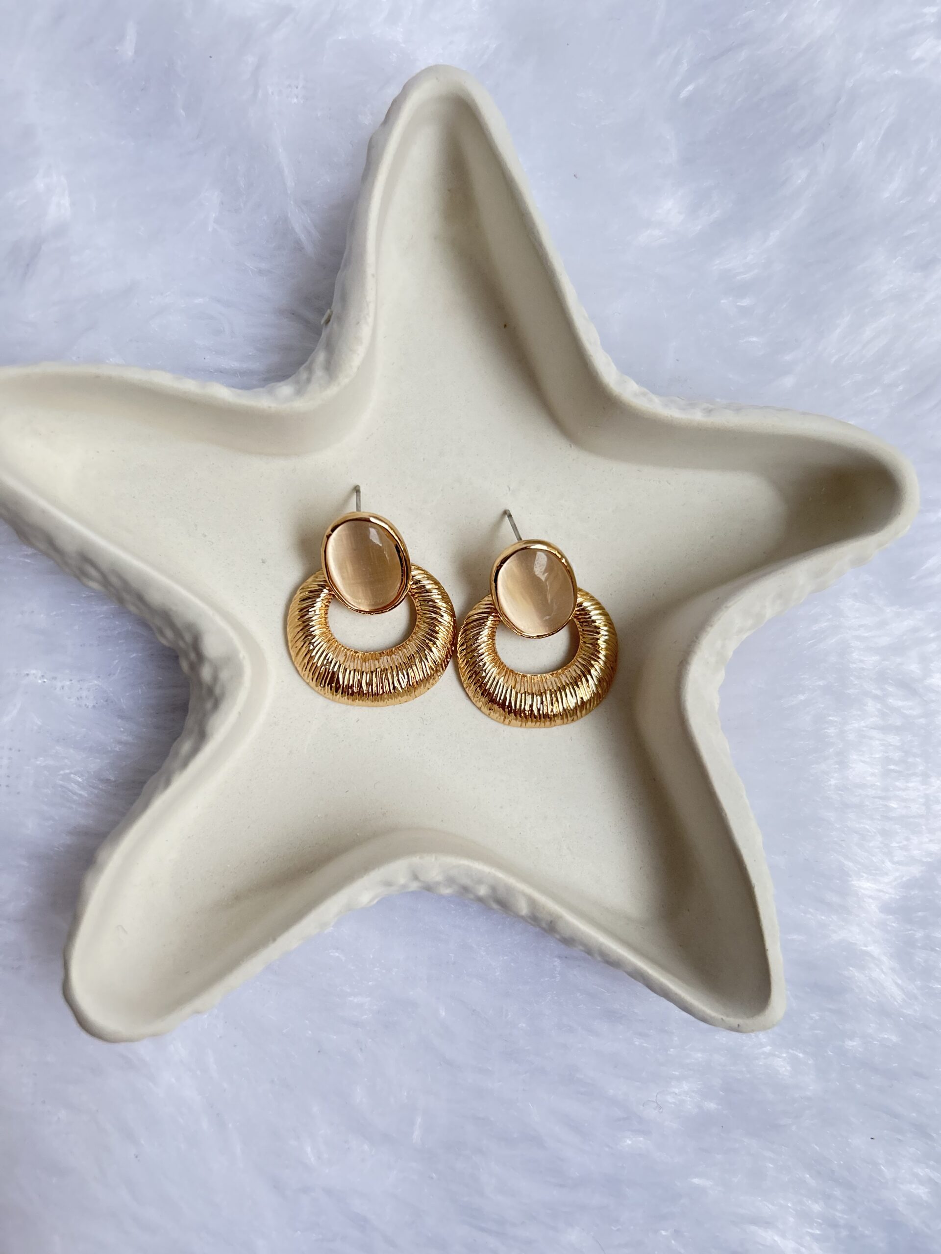 Anti Tarnish Gold Earrings