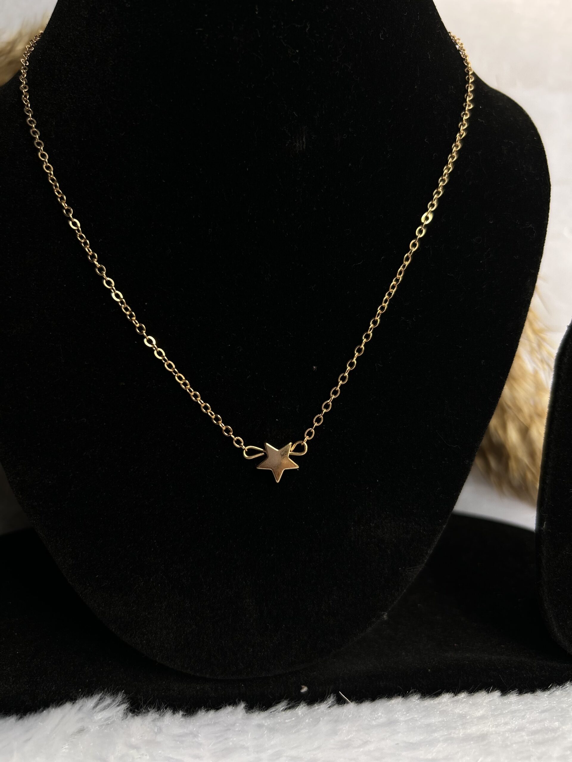 Gold Chain with star pendant