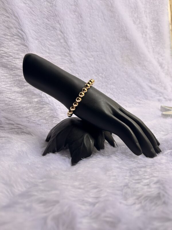 Anti tarnish Gold beans Bracelet - Image 2