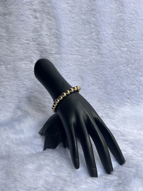 Anti tarnish Gold beans Bracelet