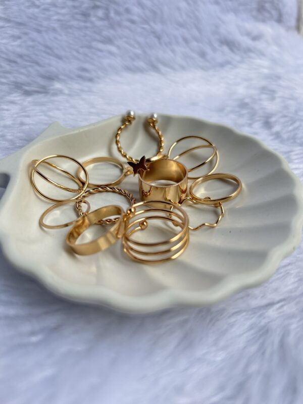 Gold Ring combo set
