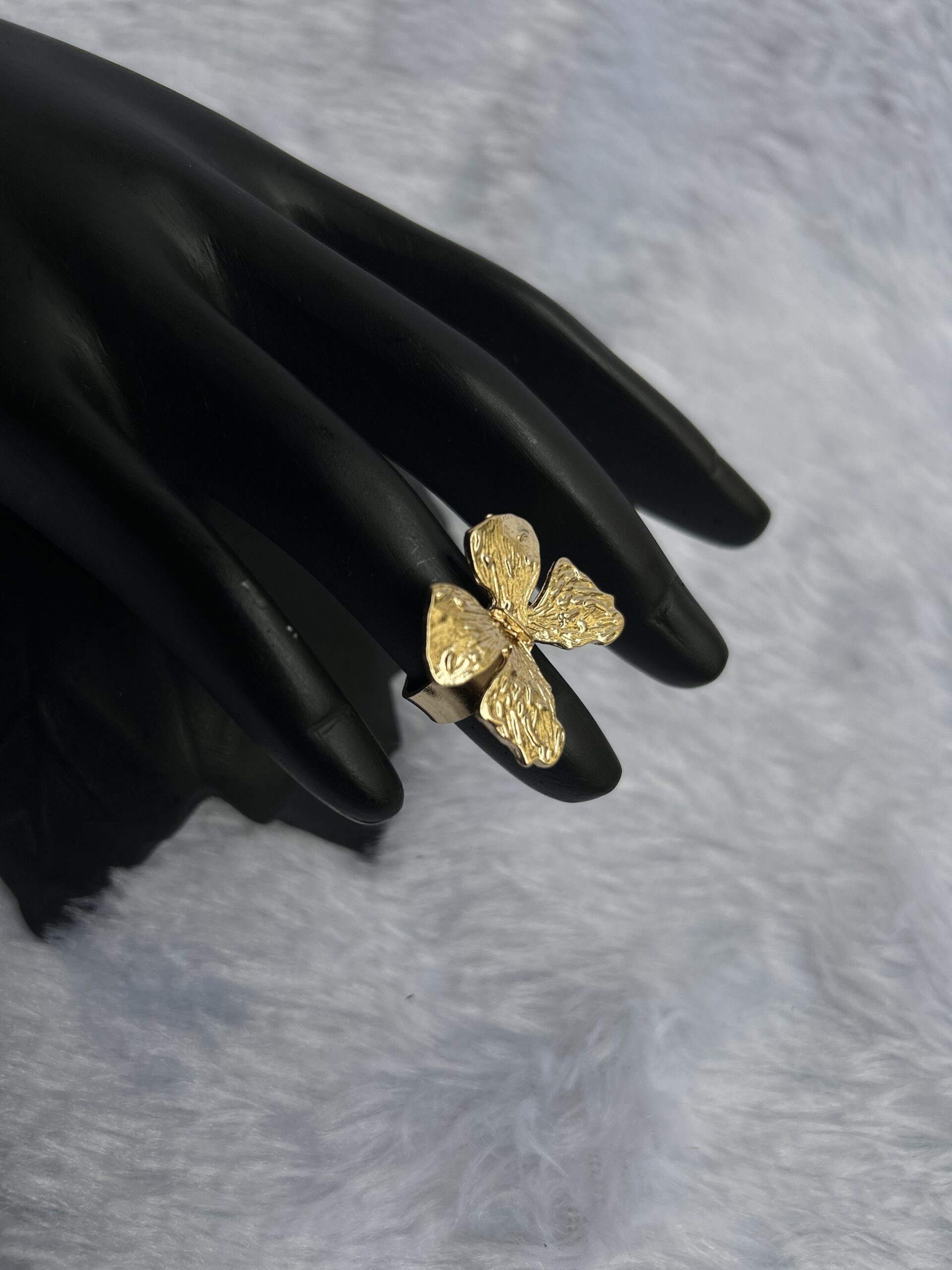 Anti-Tarnish Golden Heart Ring (Adjustable Size)