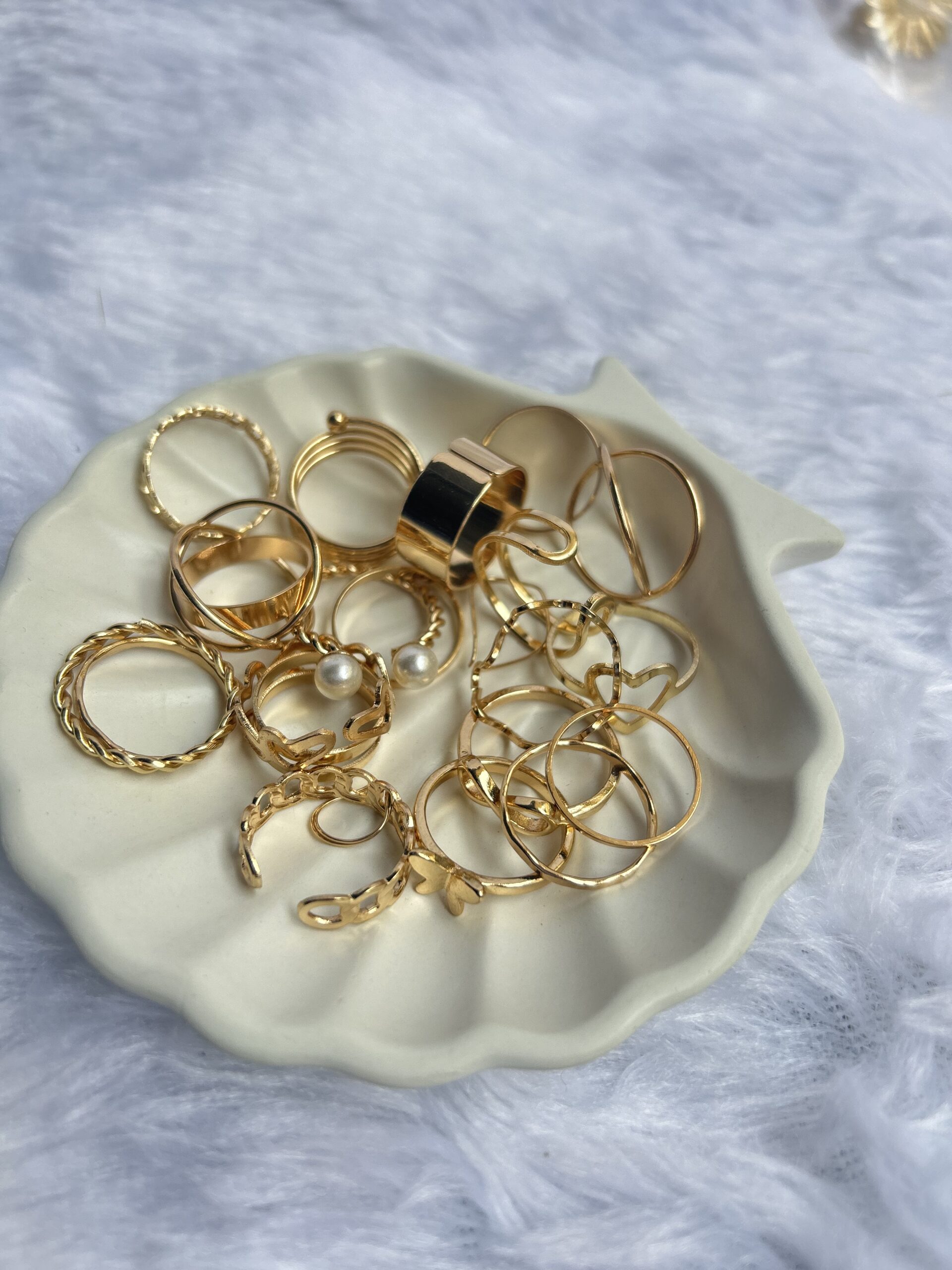 Combo Set of Anti tarnish Rings