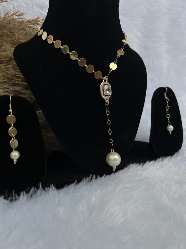 Anti-Tarnish Necklace Set With Earrings - Image 3