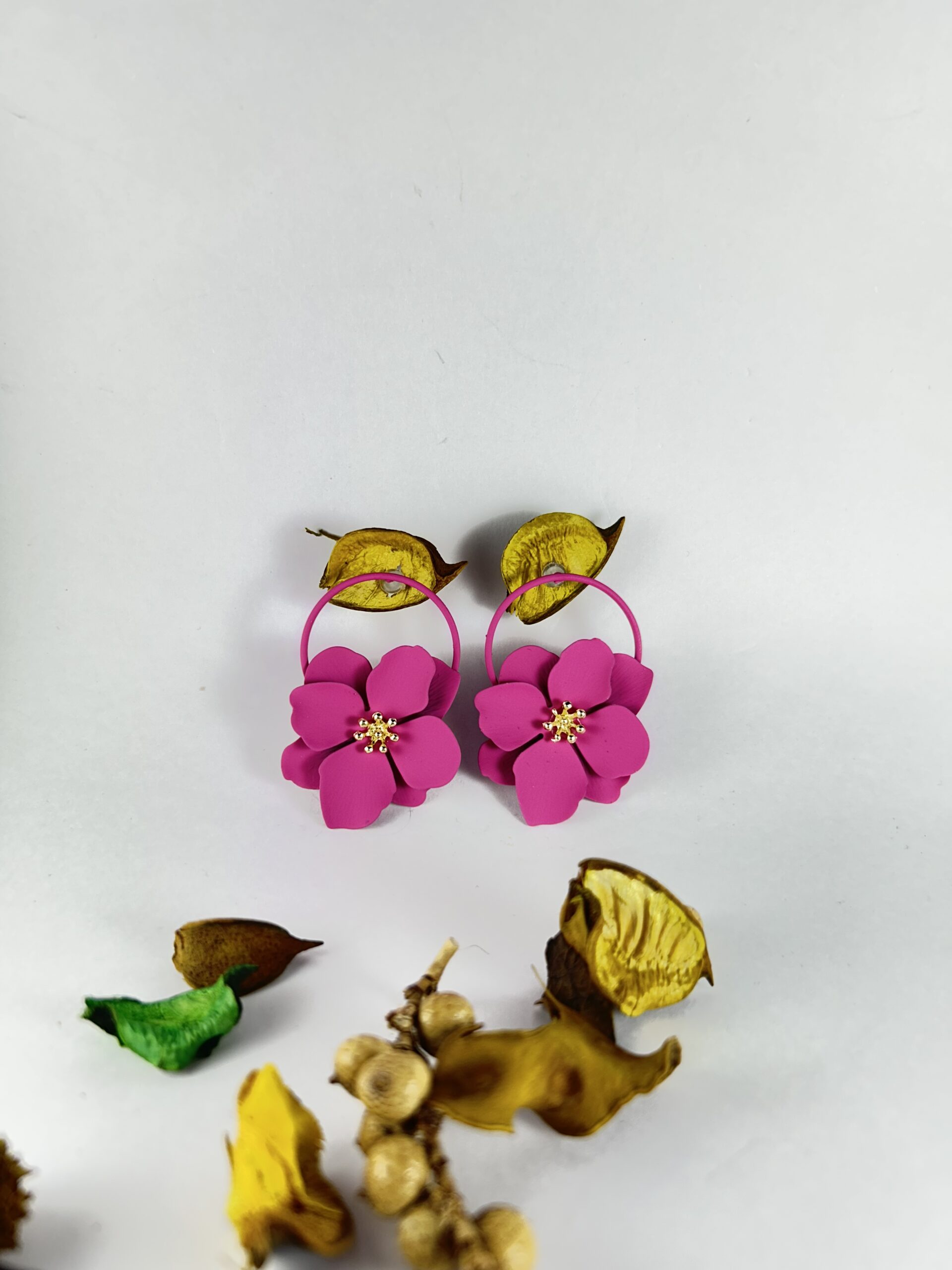 Flower Design Earloops