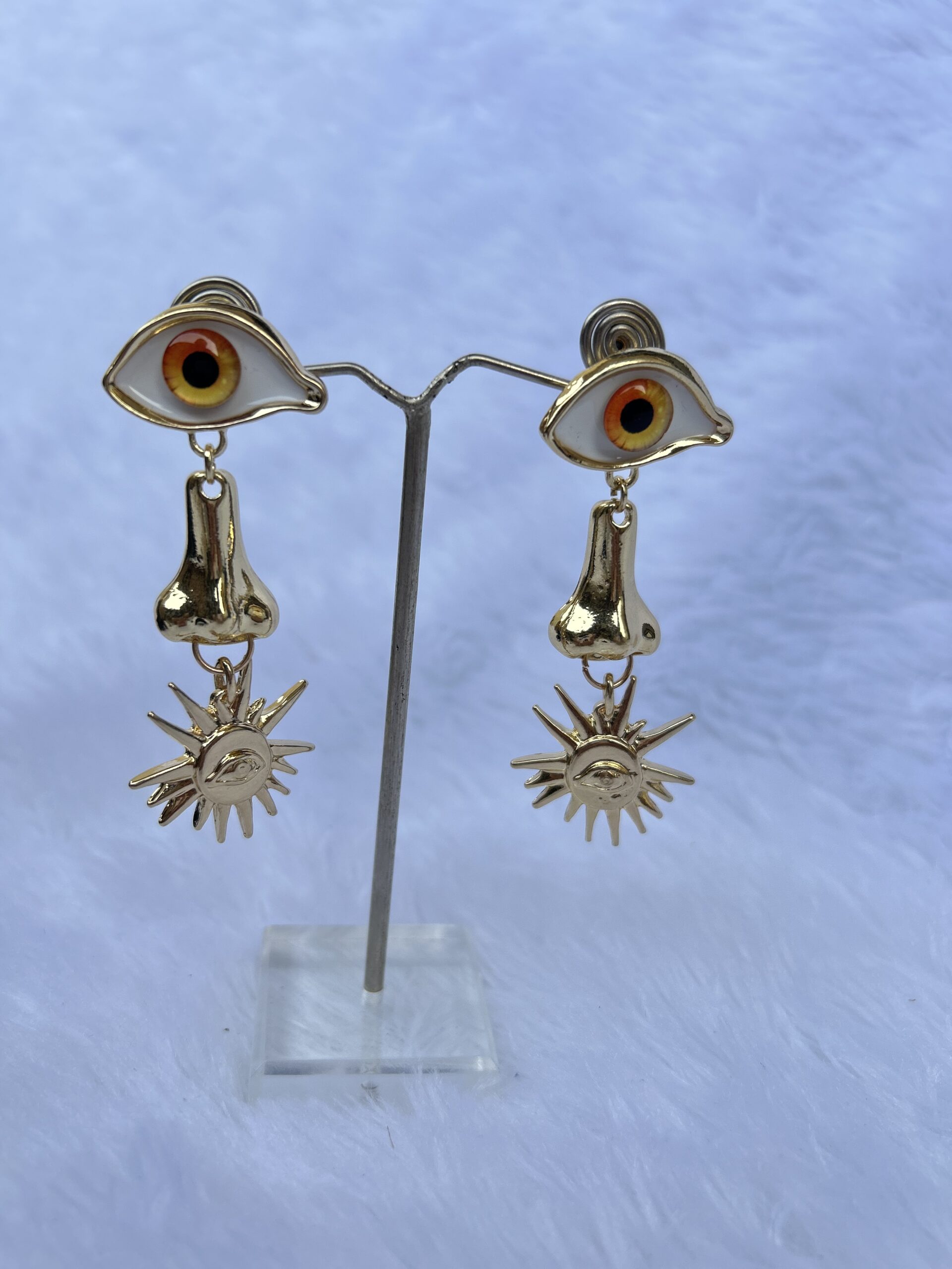 Anti-Tarnish gold Dangle Earrings