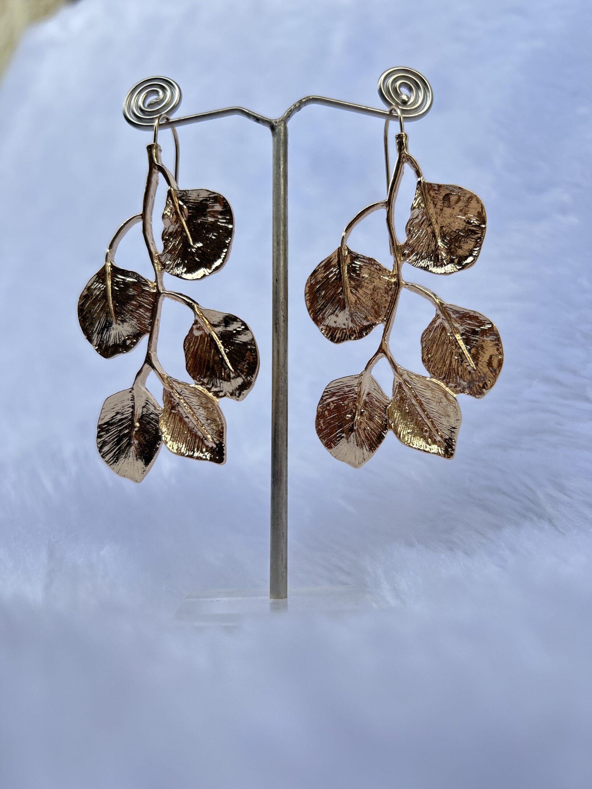 Anti-Tarnish gold Dangle Earrings
