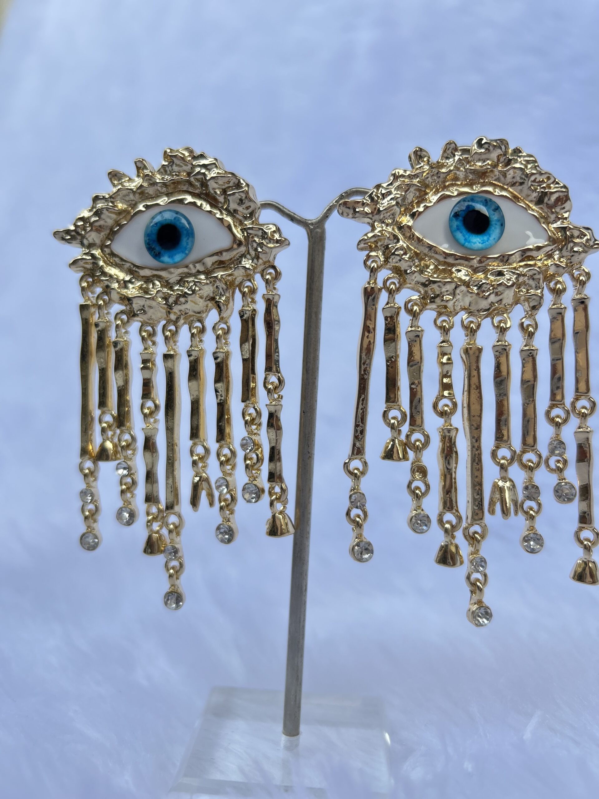 Anti-Tarnish gold Dangle Earrings - Image 2
