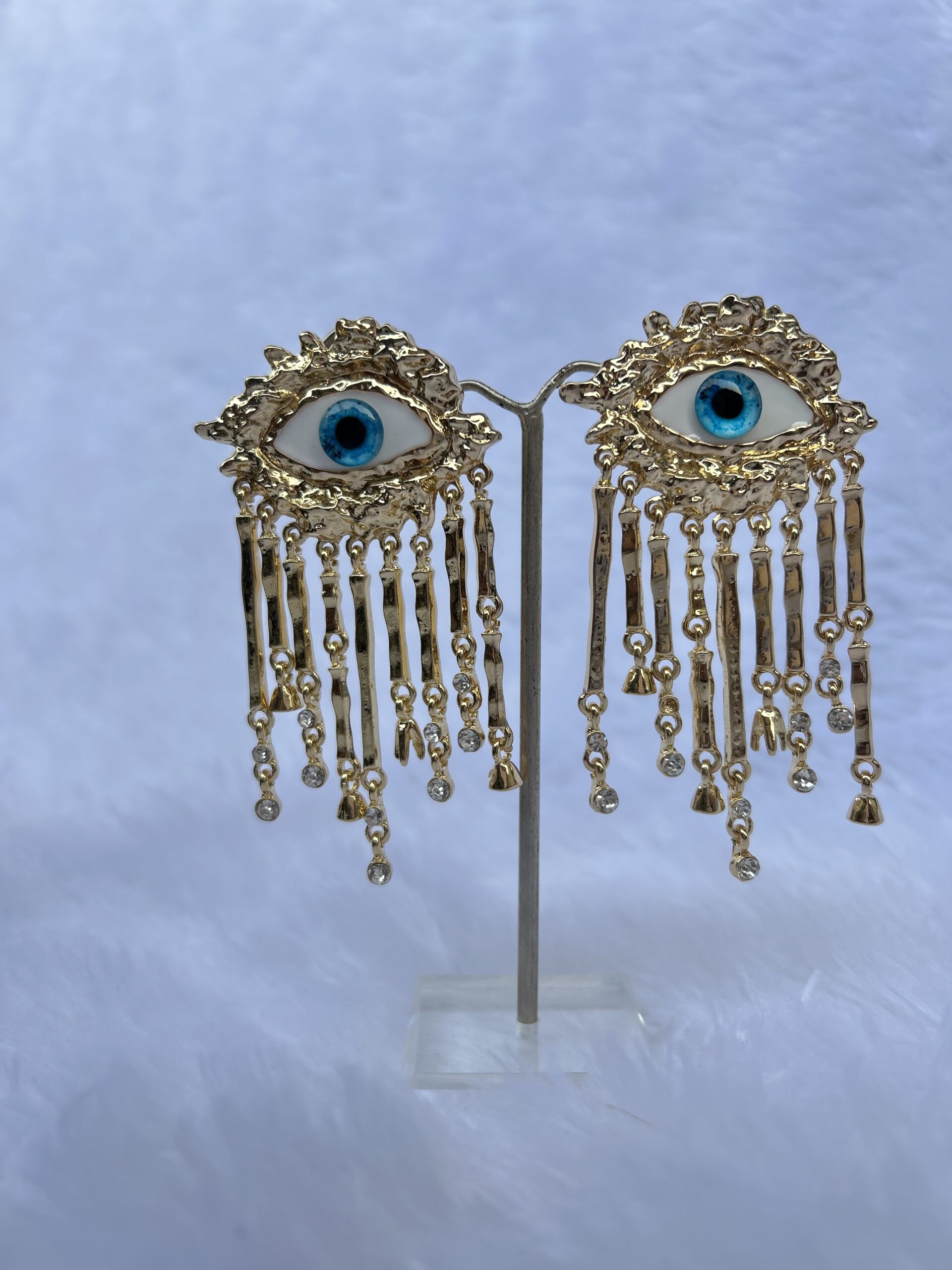 Anti-Tarnish gold Dangle Earrings