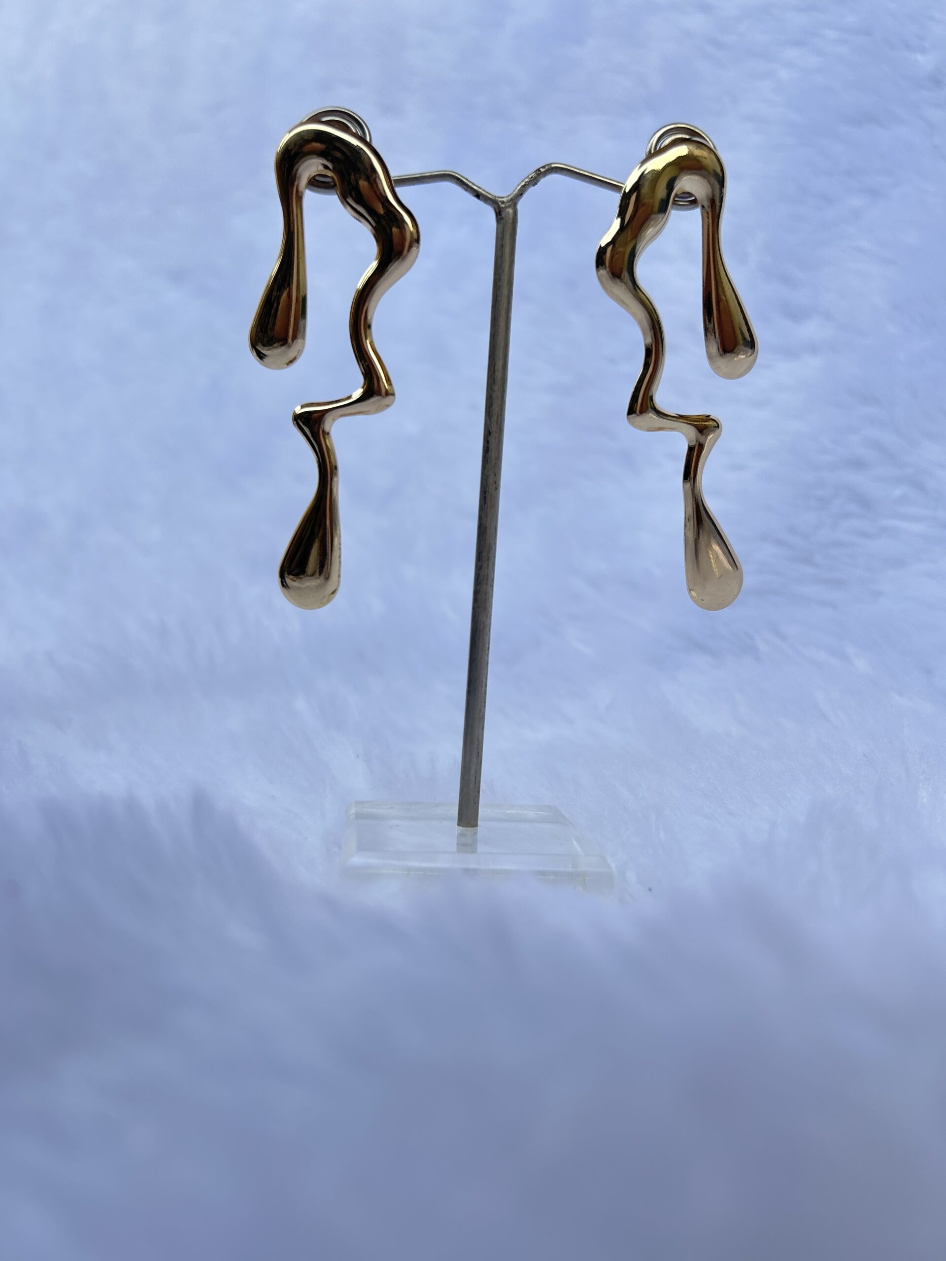 Anti-Tarnish gold Dangle Earrings