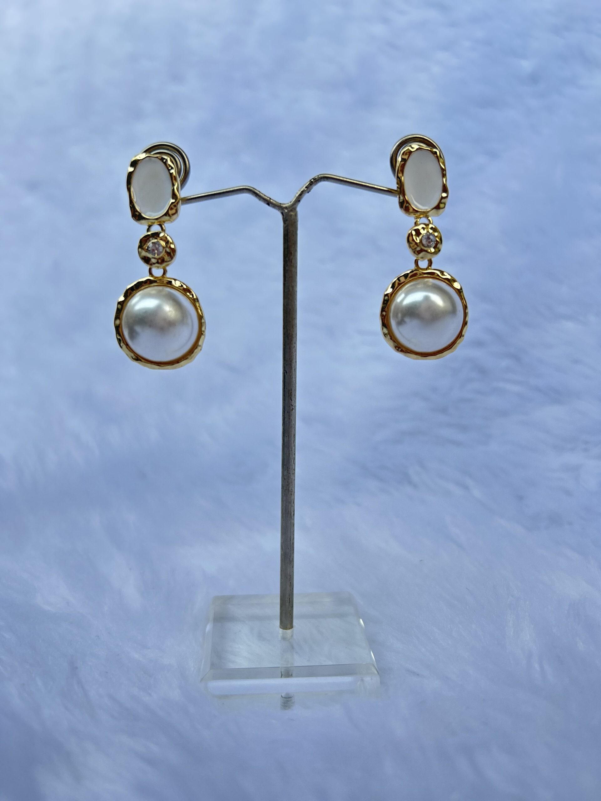 Anti-Tarnish gold Dangle Earrings