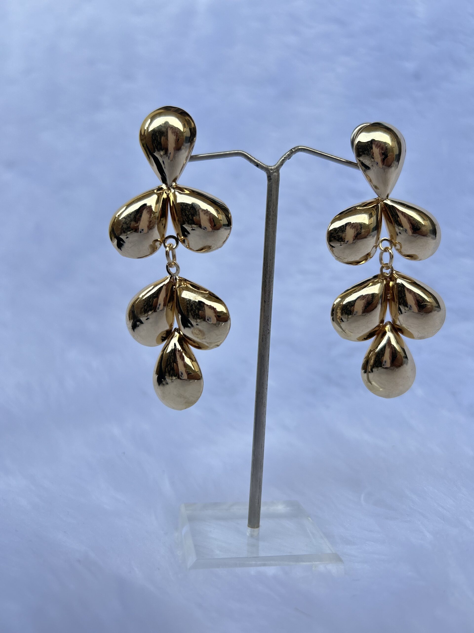 Anti-Tarnish gold Dangle Earrings