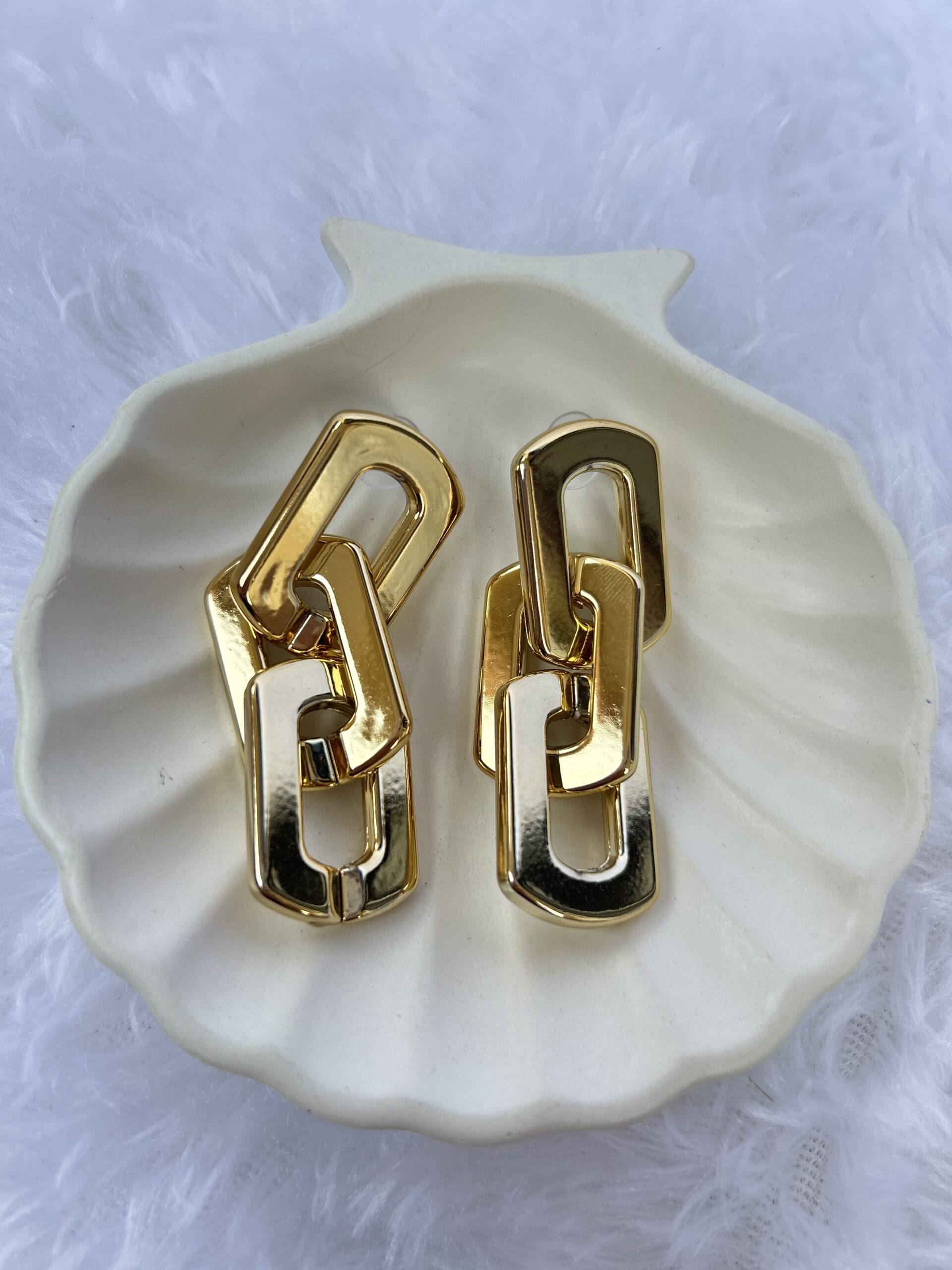Anti-Tarnish gold Dangle Earrings