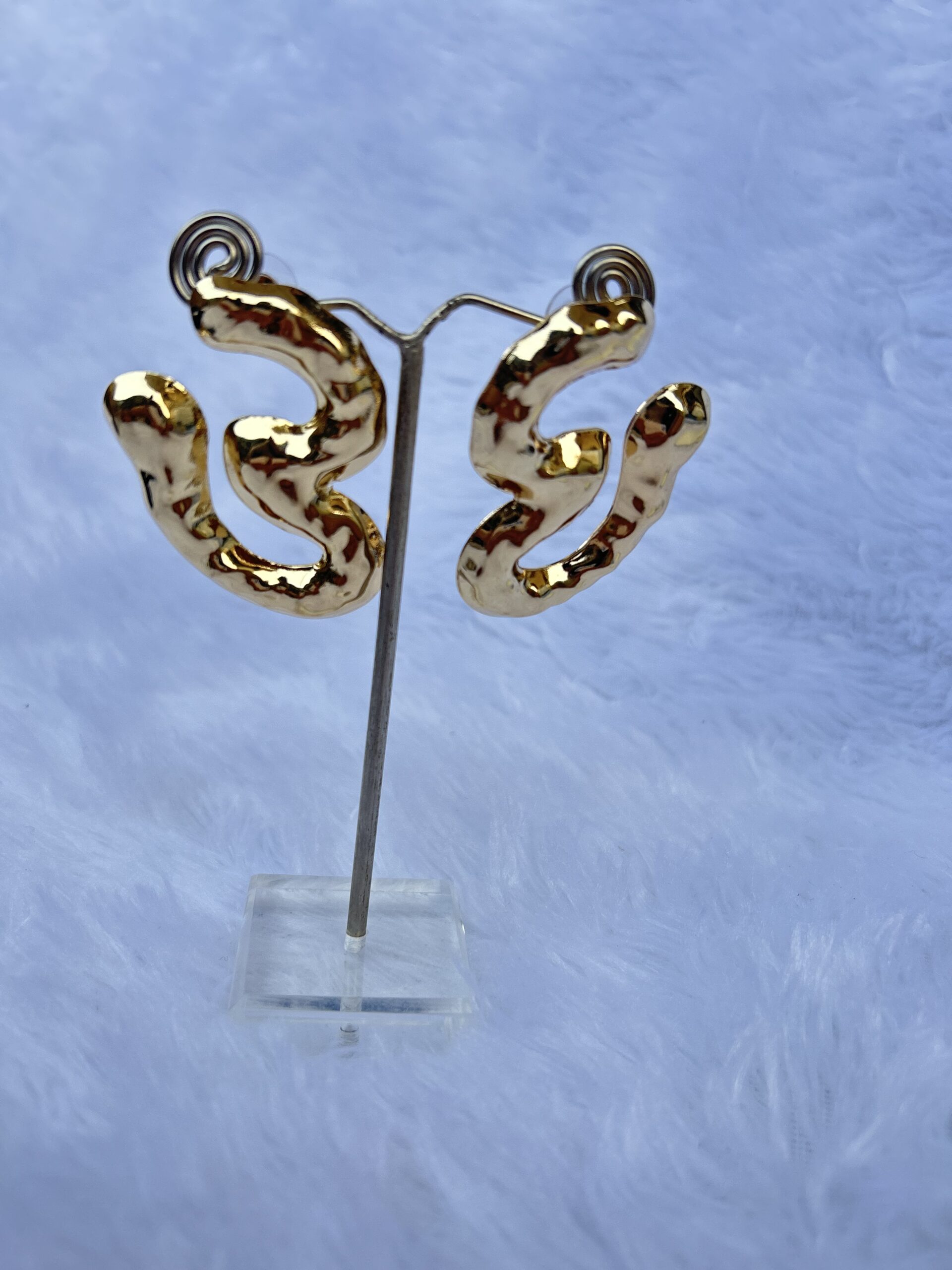 Anti-Tarnish gold Dangle Earrings