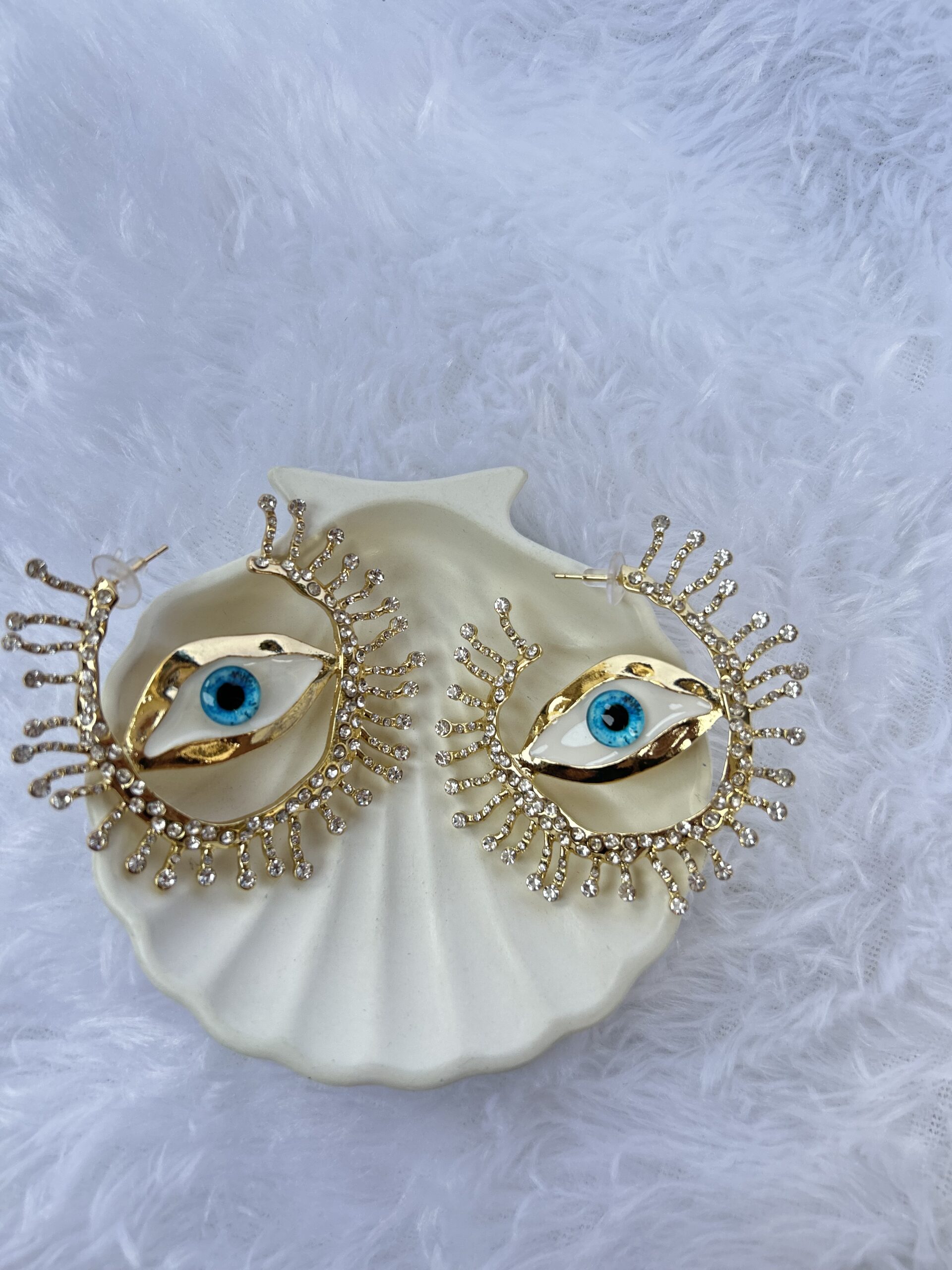 Anti-Tarnish gold Dangle Earrings