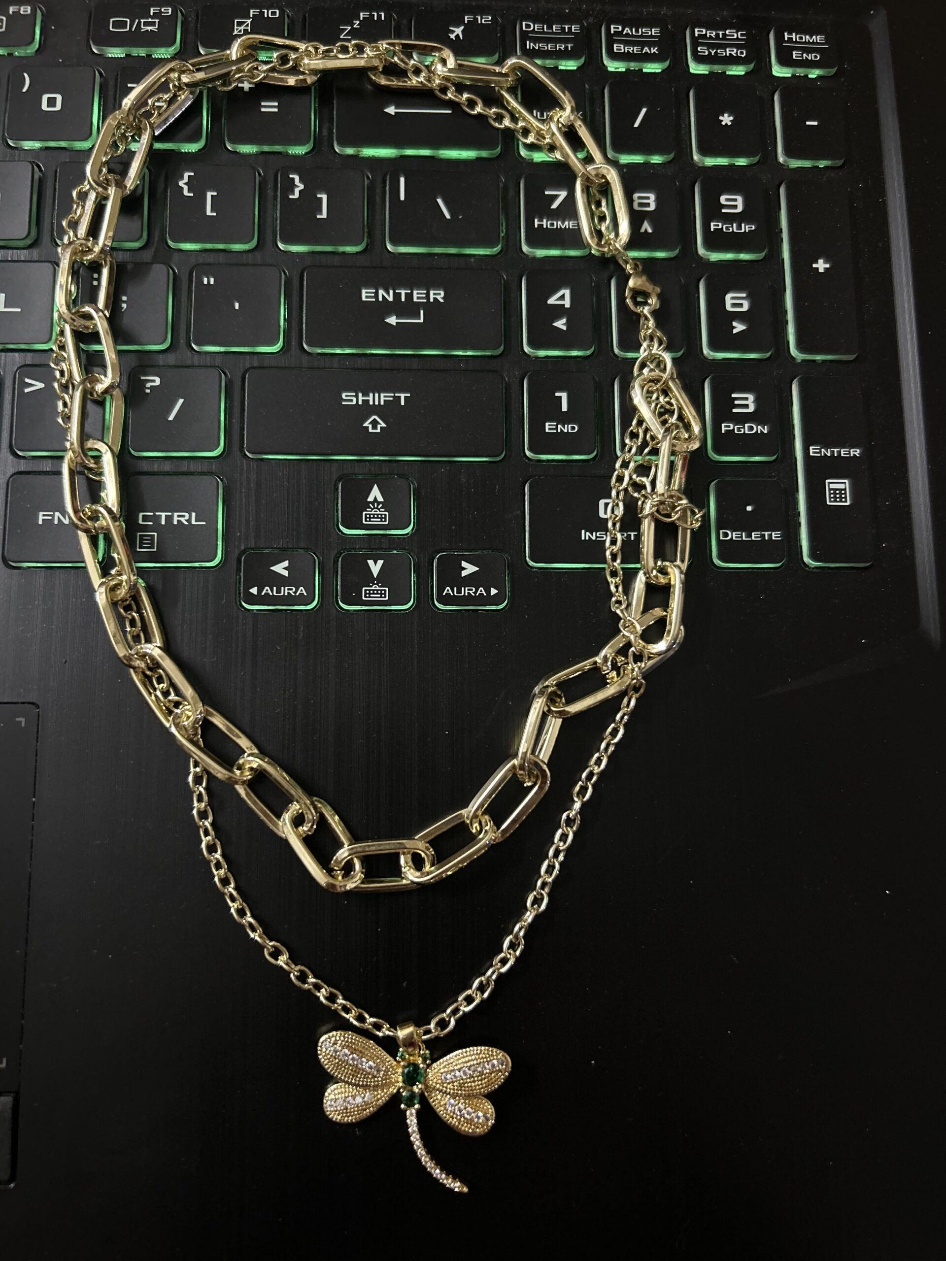 Anti-Tarnish gold necklace